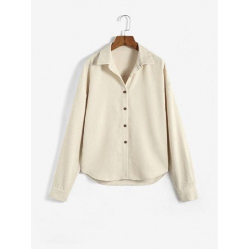 Corduroy Drop Shoulder Shirt