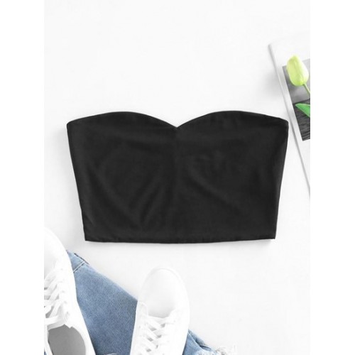 Plain Crop Tube Top