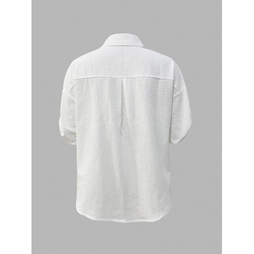 Button Down Front Pockets Shirt