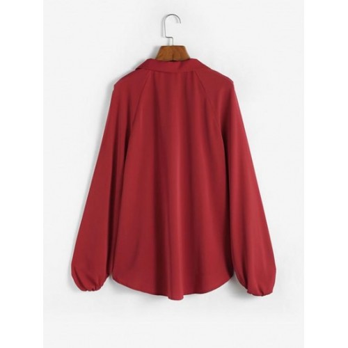 Notched Collared Solid Top