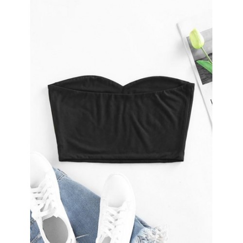 Plain Crop Tube Top