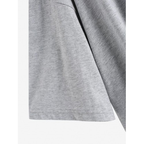 Sketch Flower Oversized Drop Shoulder Boyfriend Tee