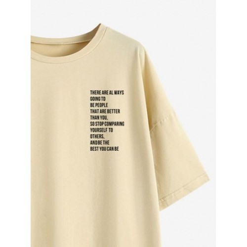 Article Lettering Graphic Oversized T-shirt