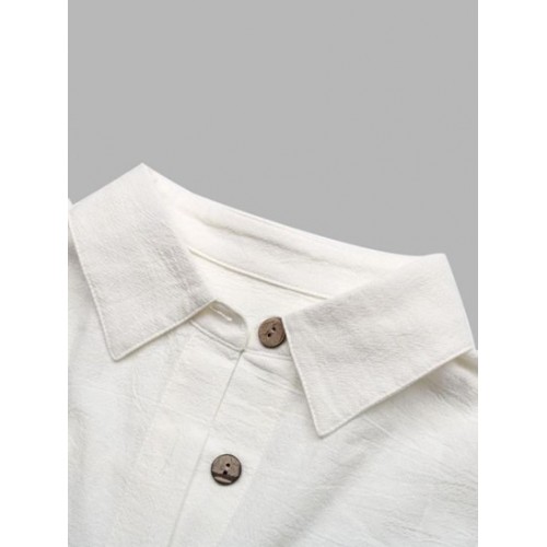 Button Down Front Pockets Shirt