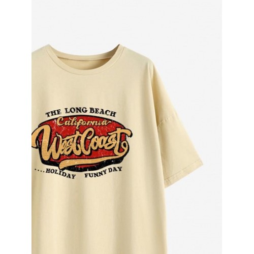 THE LONG BEACH WEST COAST Oversized Tee